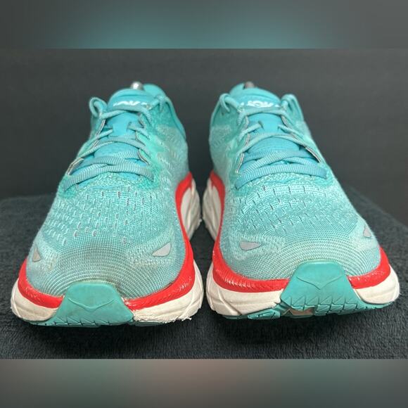 Hoka One One Womens Clifton 8 1119394 AEBL Blue Running Shoes Sneakers Size 9.5 - Picture 5 of 10